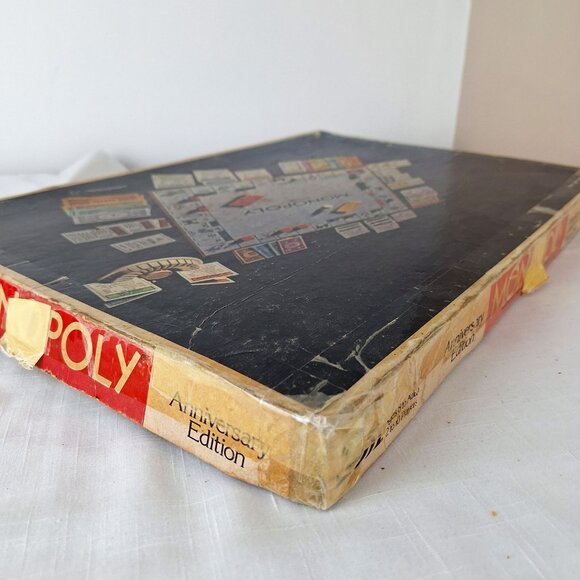 Vintage Monopoly Board Game Parker Brothers 1974 Anniversary Edition Metal Piece - Picture 12 of 15